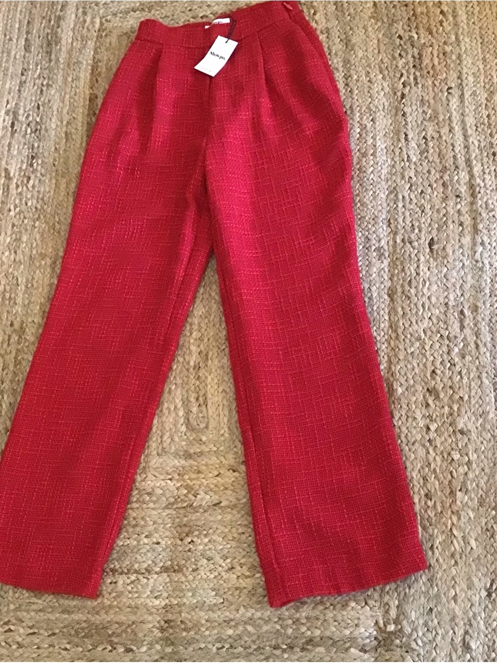 SHOWPO Sylvia High Waisted Wide Leg Pants-Sylvia NWT Size 4 Red